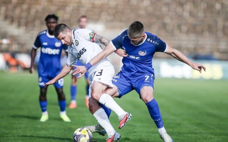 Монтана отново не вкара, взе само точка от Славия и отново ще срещне „белите“ в плейофите за оцеляване